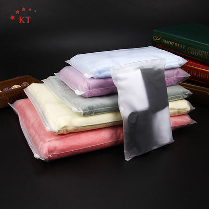Biodegradable Eco Friendly Zipper Plastic Packaging Zip Lock Clear Poly PE Bag Printed Packaging Tshirt Clothes Bag Plastic Packing Bag for Clothing