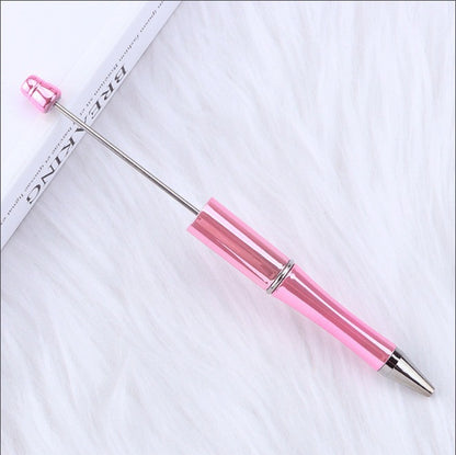 New Beaded Ballpoint Pens Plastic Beadable Pens Wedding Favors Birthday Party Gifts Student Stationery Pens
