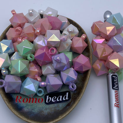 56. diamond UV pendant beads