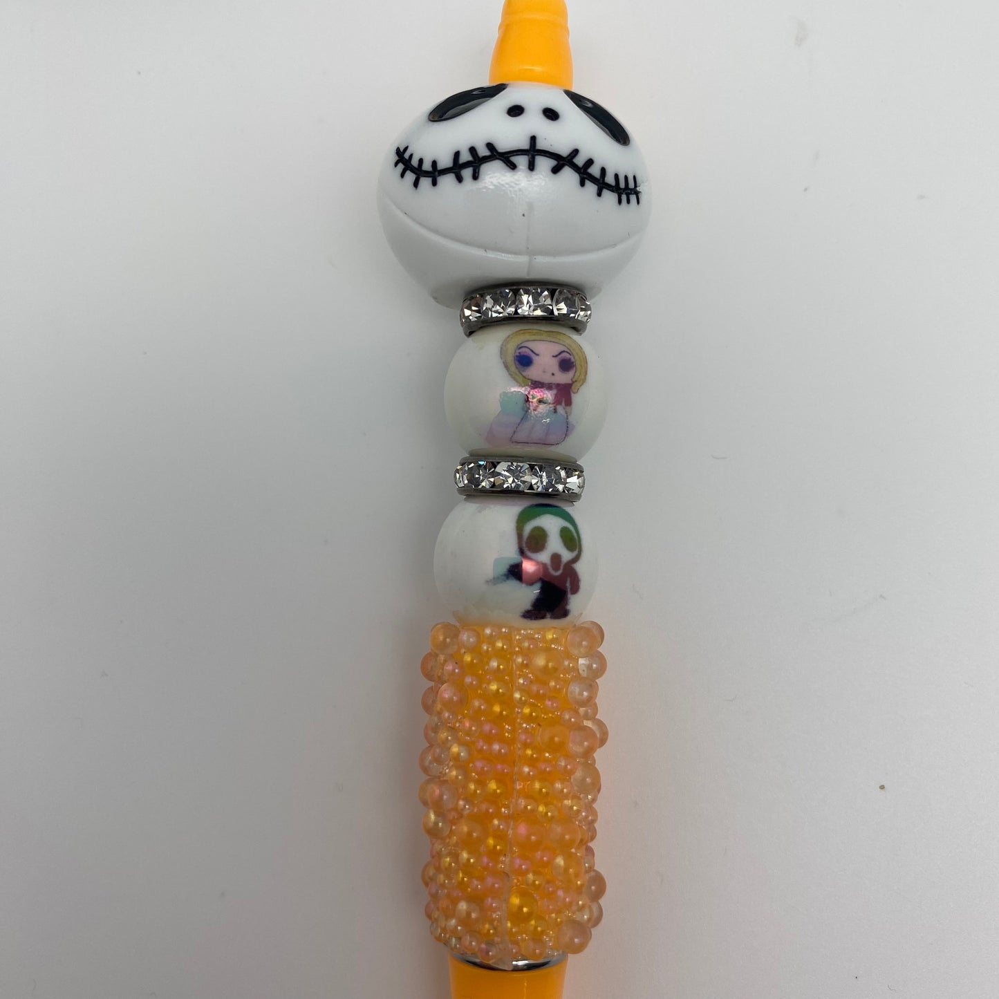 243. round uv printed halloween beads