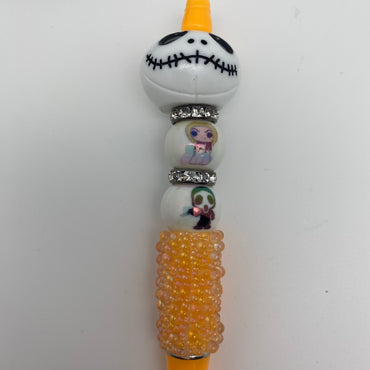 243. round uv printed halloween beads