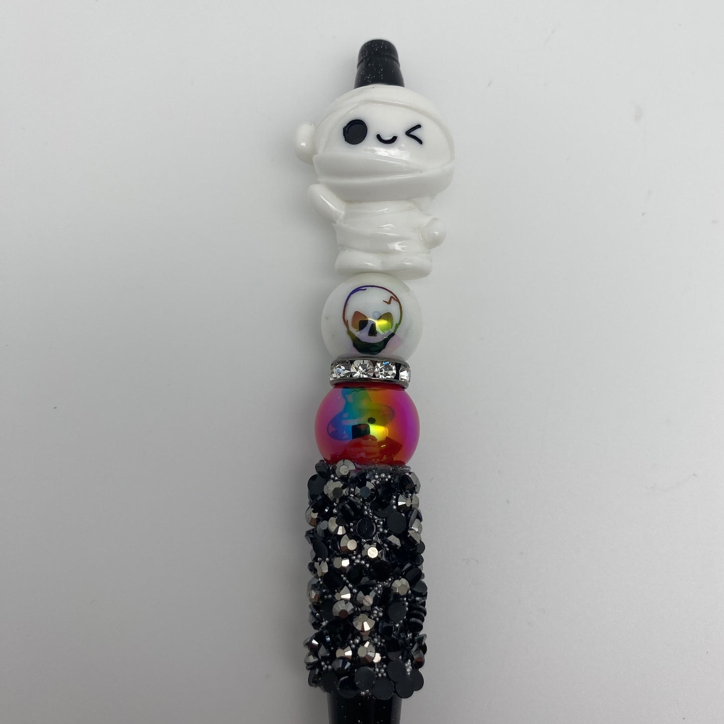 238. white Mummy halloween beads