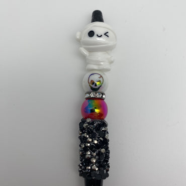 238. white Mummy halloween beads