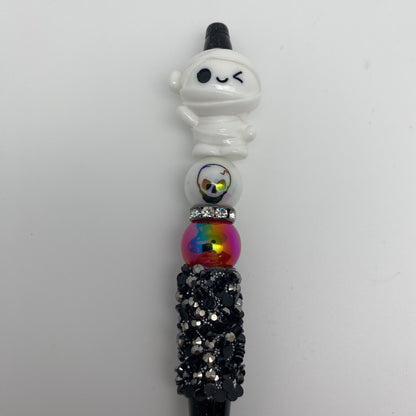 238. white Mummy halloween beads