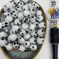 241. skull halloween beads