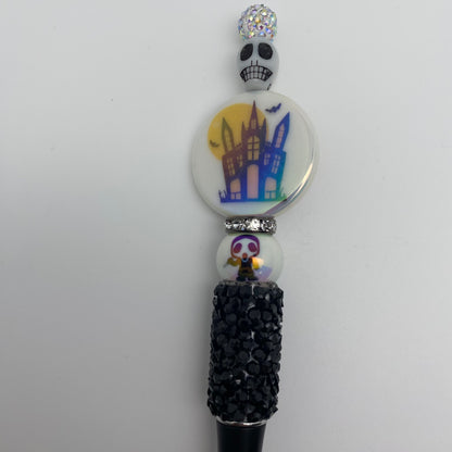 241. skull halloween beads