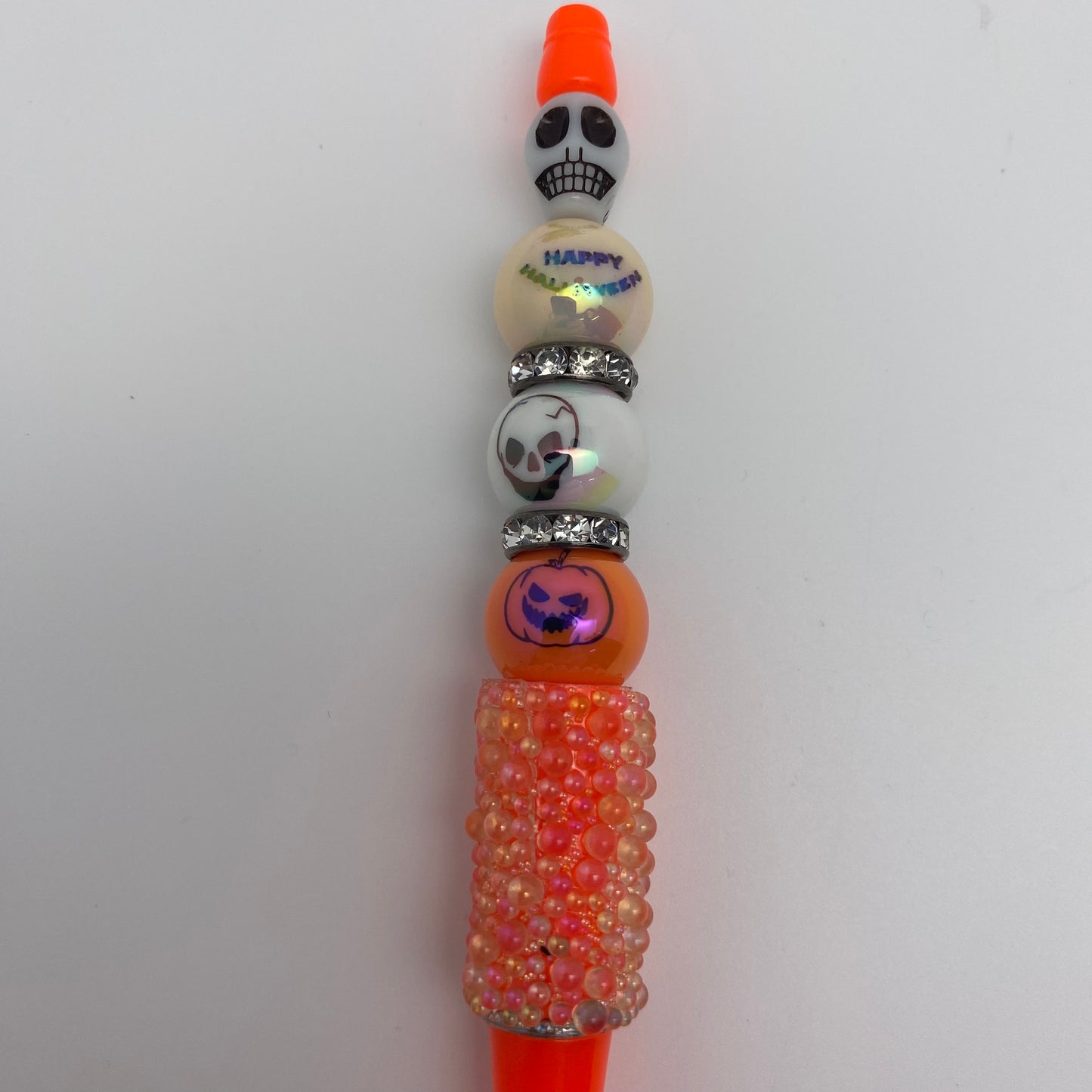 242. round uv printed halloween beads