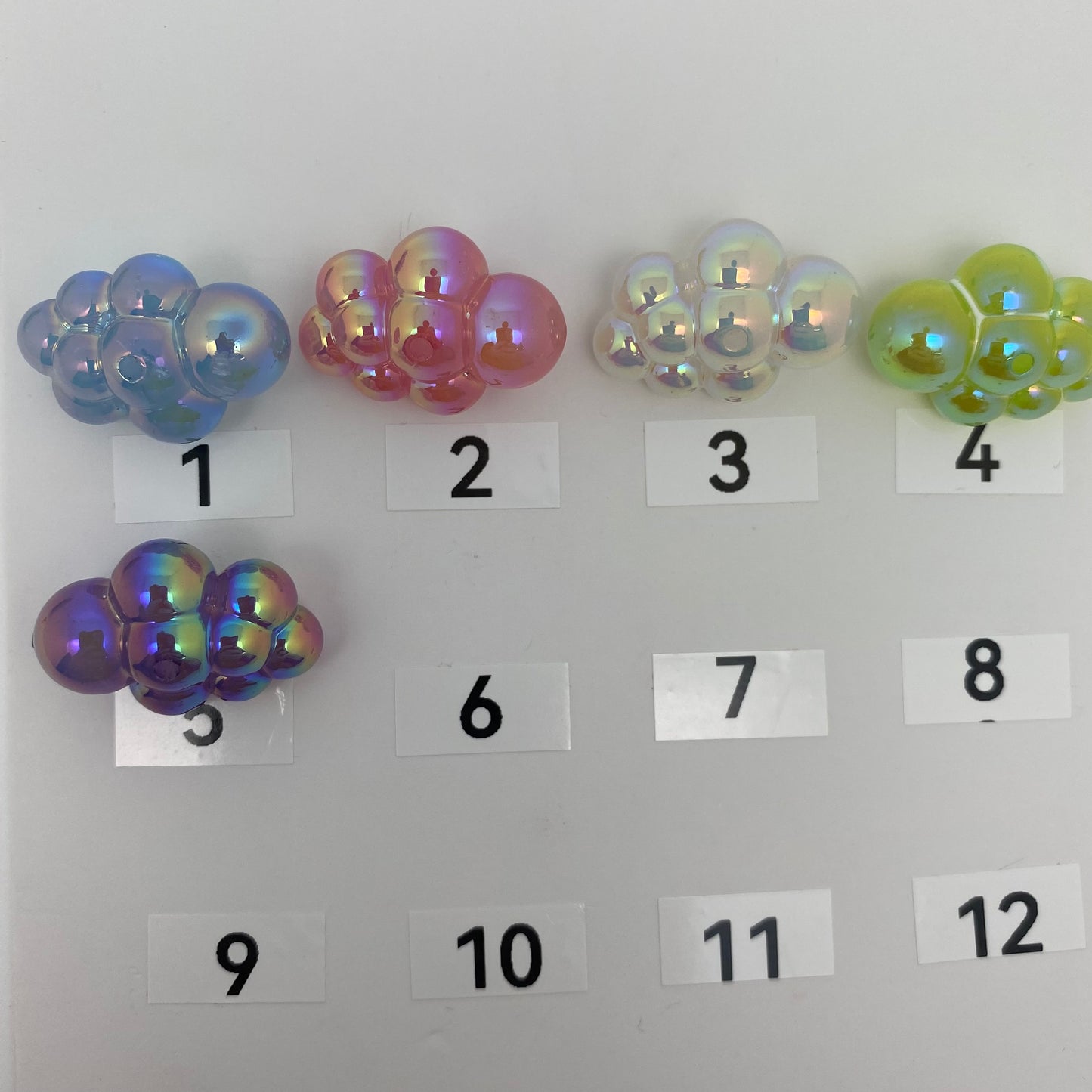 244. cloud uv color beads