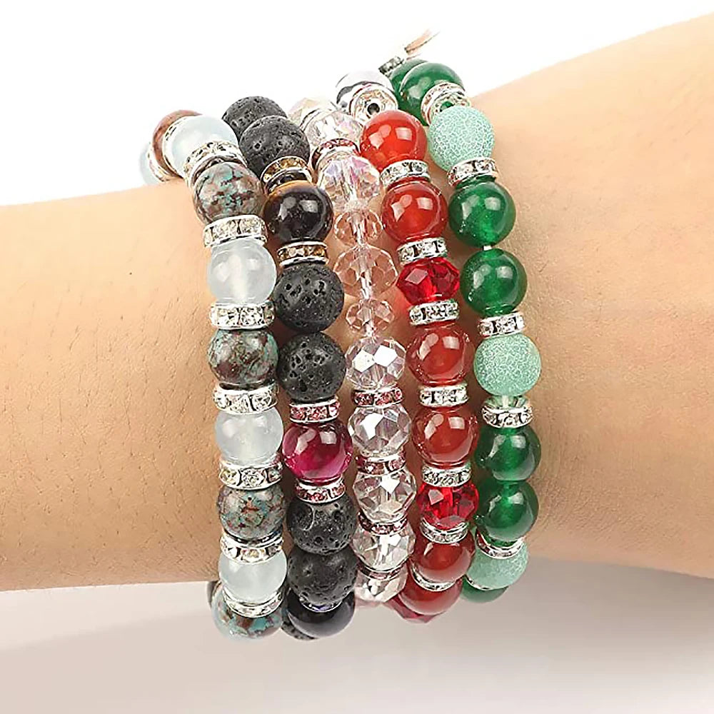 100pcs/Size 12/15mm Wave Side Rhinestone Spacer Beads Colorful Crystal Metal Rondelle for Jewelry Making Diy Crafts Accessories