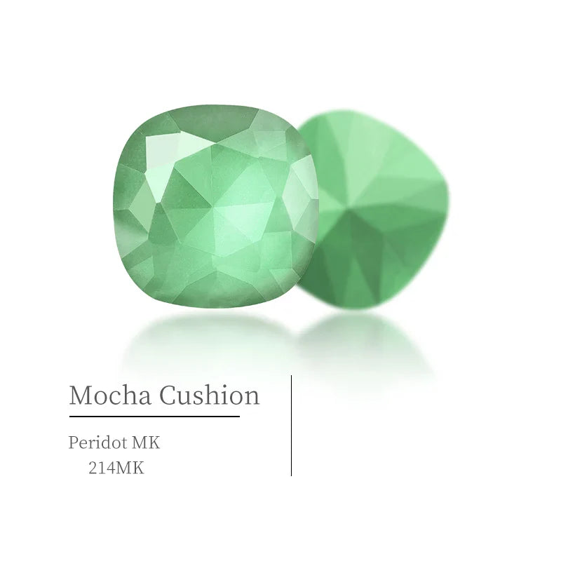 Square Shape Mocha Rhinestones Pointback Glass Strass Crystal New Arrival Glue On Nails Loose Stones Rhinestones