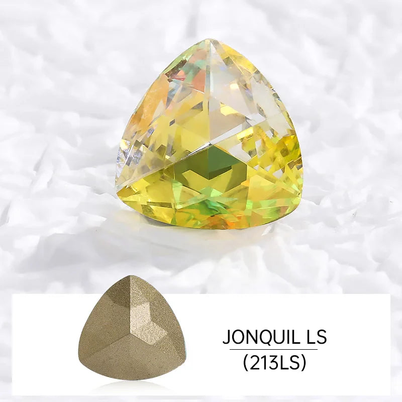 Colorful Loose Rhinestones DIY Clothes Sewing Decoration Crystal Crafts Pointback Glue On Rhinestones Glass Strass