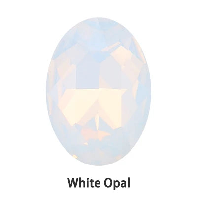 Oval Rhinestones Piontback Nail Art Rhinestones K9 Glass Strass Crystal Glue on Clothes Crystal Beads