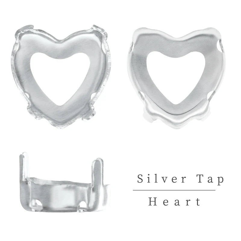 Heart Rhinestones Crystals Handcrafts DIY Rhinestones For Clothes Bags Glue On Nails Glass Strass Crystals 27mm crystal beads