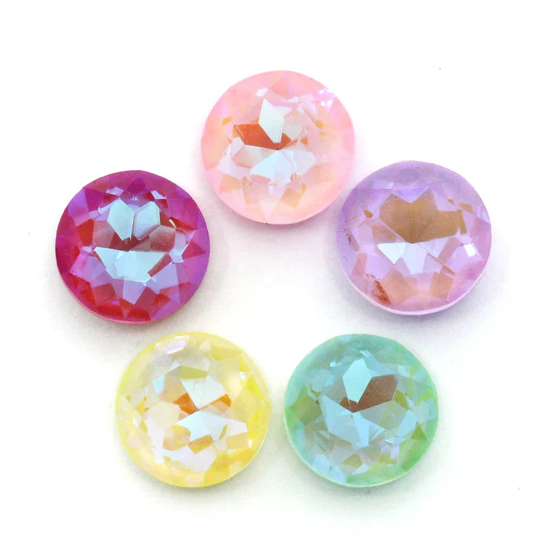 6mm Gemstone Flower Rhinestones Mocha Color Loose Rhinestones K9 Glass Strass Crystal Small Beads Glue on Nails Strass Stone