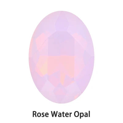 Oval Rhinestones Piontback Nail Art Rhinestones K9 Glass Strass Crystal Glue on Clothes Crystal Beads