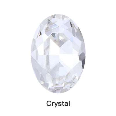 Oval Rhinestones Piontback Nail Art Rhinestones K9 Glass Strass Crystal Glue on Clothes Crystal Beads