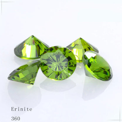 4-10mm Pointback Zirconia Rhinestones Round Shape Zircon Crystals Jewelry Stone Zirconia Colorful Glue On Strass