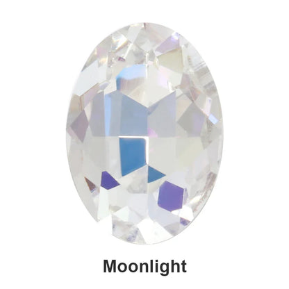 Oval Rhinestones Piontback Nail Art Rhinestones K9 Glass Strass Crystal Glue on Clothes Crystal Beads