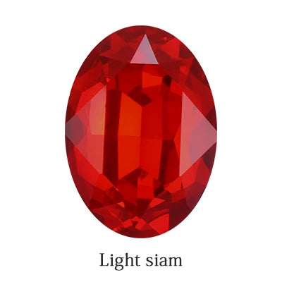 Oval Rhinestones Piontback Nail Art Rhinestones K9 Glass Strass Crystal Glue on Clothes Crystal Beads