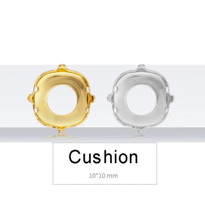 Drop Copper K9 Empty Claw Settings for Fancy Stones Golden Round Rhinestones Claw Silver Gold Firmly Set Rhinestones Base Claw
