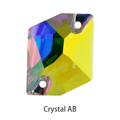 Cushion Rhinestones Glitter Opal Series Glass Charms Nail Art  Beads Jewelry Making Accessories Glass Beads Stones