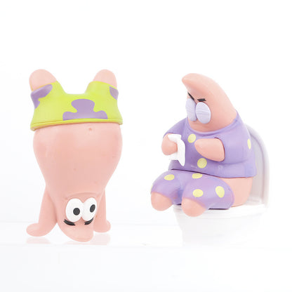 SpongeBob SquarePants Pie Big Star Series Figure Blind Box Pie Big Star Trendy Play Gift Ornaments Funny Novelty Trend Desktop