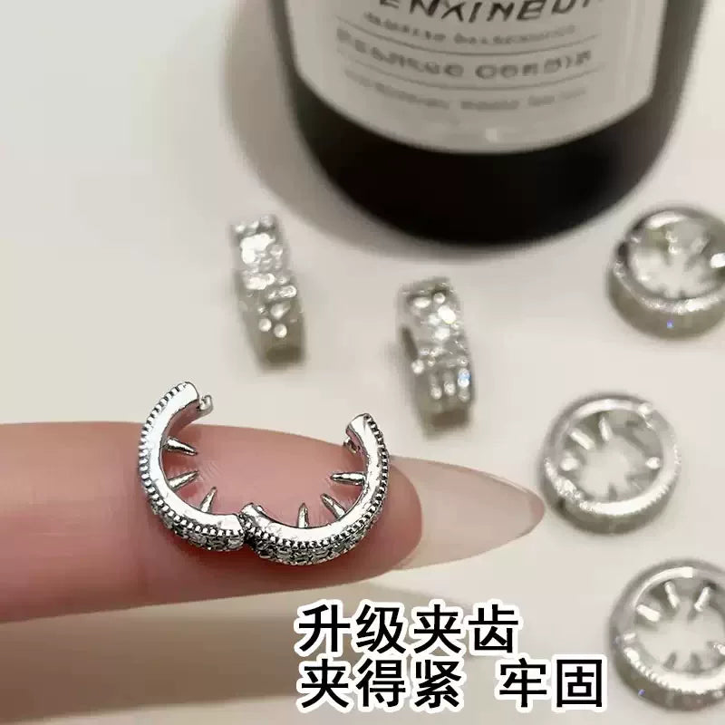 Yu Shuxin Screaming Night matching hair buckle, 2026 new metal braided hair clip, round hair ring, bangs hair clip, headwear