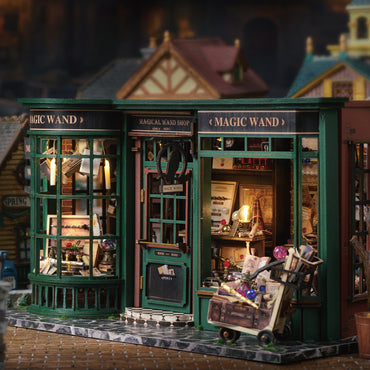 Wisdom House DIY Cottage Magic Full House European Retro Handmade Assembly Model Creative Heartfelt Gifts for Men and Women