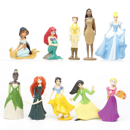 New fugitive princess figure girl girl's heart gift sleeping beauty Melinda Snow White model knick-knack