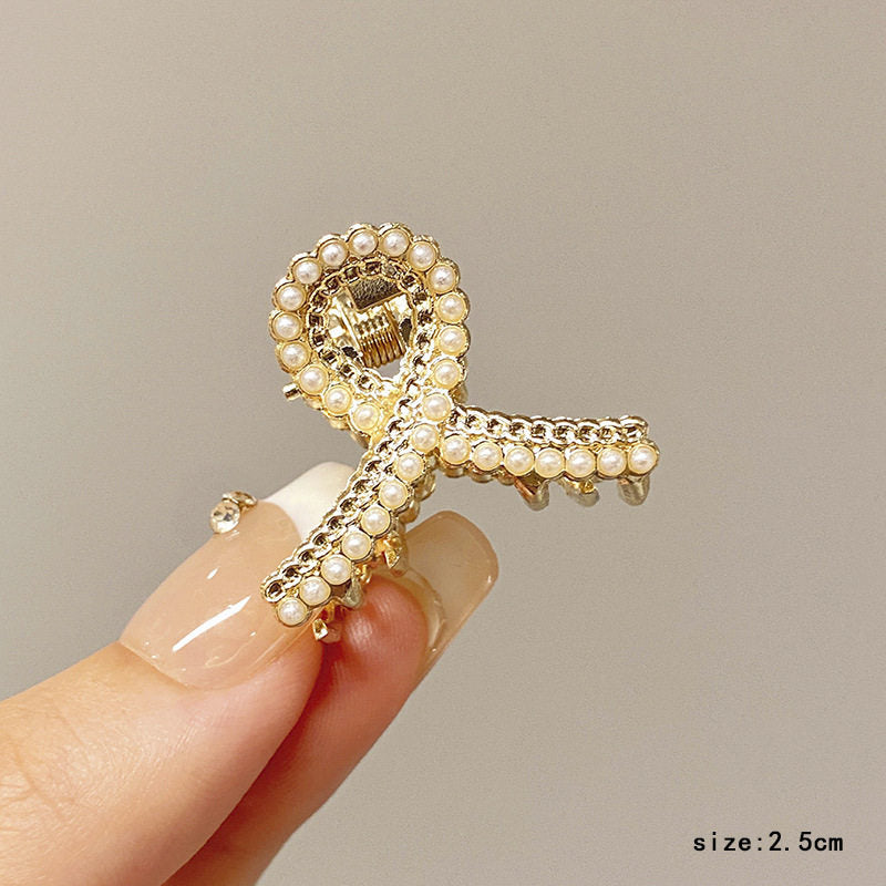 High-end flash diamond metal hair clip, small grab clip for women, bangs clip, side forehead hair clip, Korean headpiece clip, secure hair