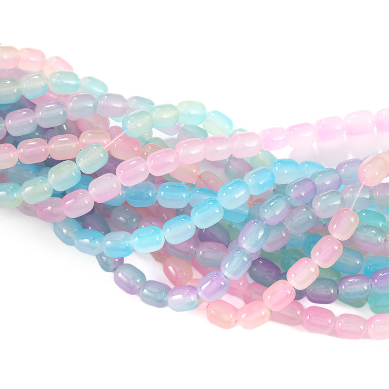DIY Two-Color Date Bead - Handmade Loose Beads Bracelet Necklace Jewelry Accessories