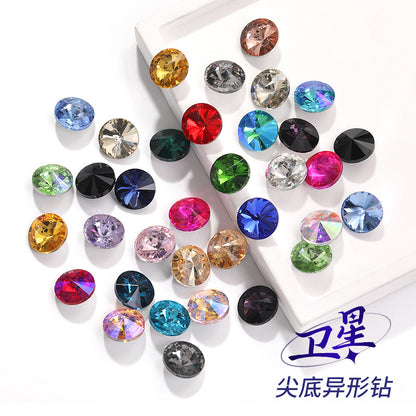 Rivoli Pointed Bottom Diamond Rhinestones - Crystal Phone Case Shoe Jewelry Luggage Clothing Accessories