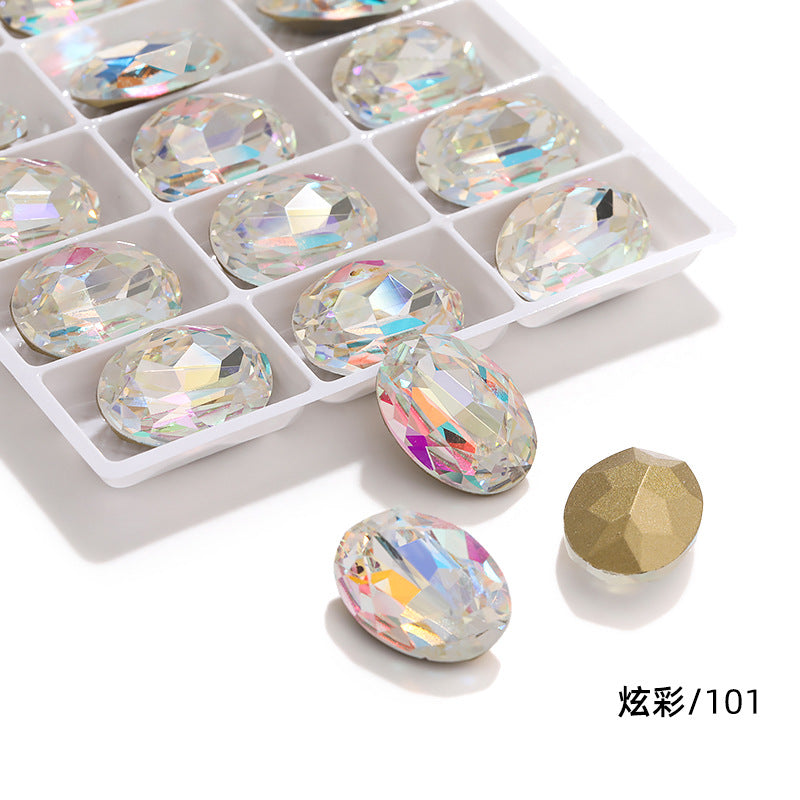 Direct supply of oval, pointed-bottom, special-shaped diamonds, phone cases, diamonds, shoes, bags, clothing, accessories, pointed sole oval diamonds