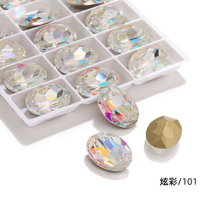 Direct supply of oval, pointed-bottom, special-shaped diamonds, phone cases, diamonds, shoes, bags, clothing, accessories, pointed sole oval diamonds