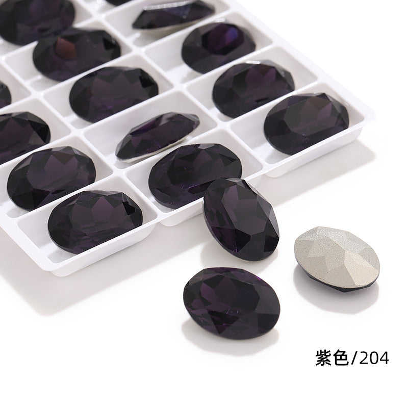 Direct supply of oval, pointed-bottom, special-shaped diamonds, phone cases, diamonds, shoes, bags, clothing, accessories, pointed sole oval diamonds