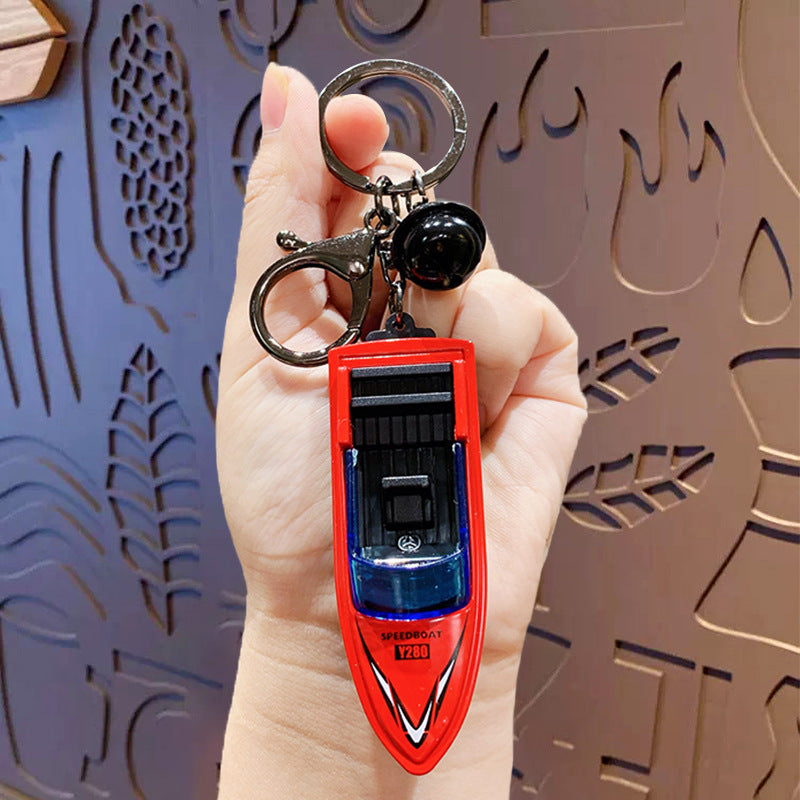 Creative Cool Motorcycle Keychain Pendant Mini Kids Pullback Toy Car School Bag Keychain Small Gift Wholesale