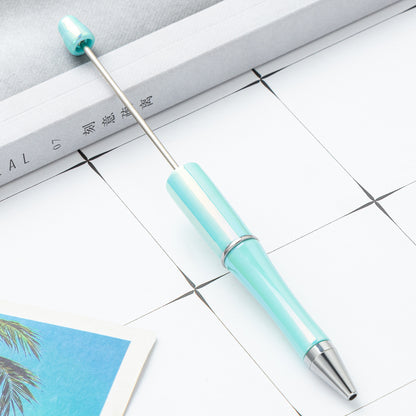 DIY Ballpoint Pen - Wholesale Plastic Printable Logo UV Gradient Beaded Pen