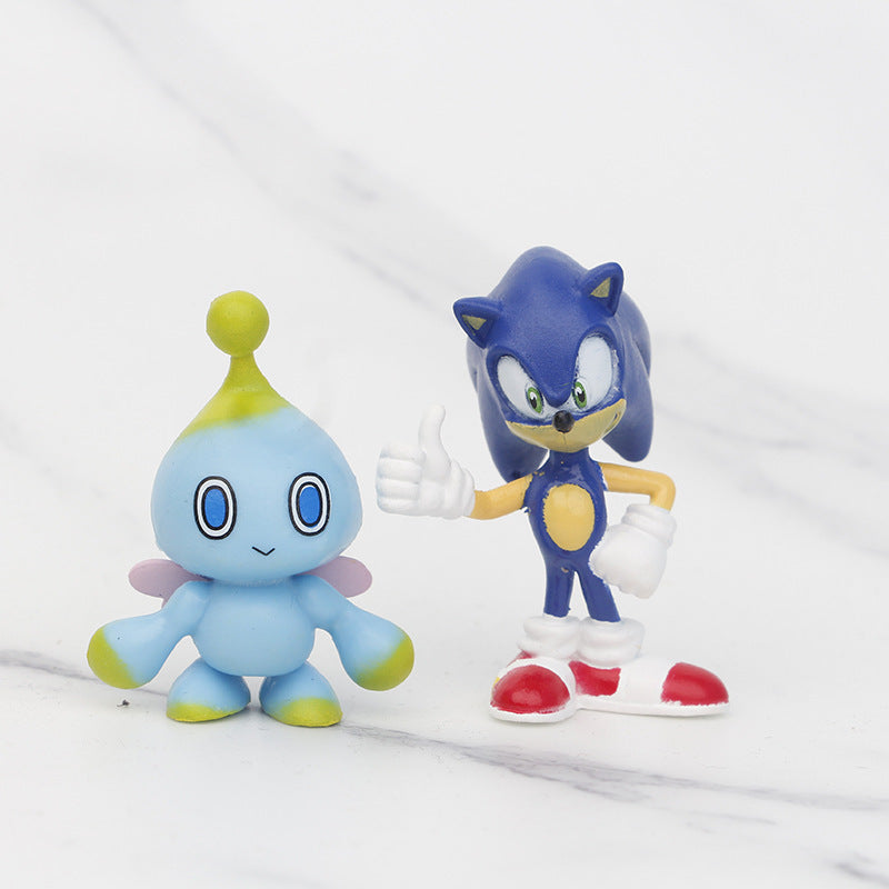 New Flying Sonic Handicraft Toys Tone Mouse Ornaments Cake Decorations Hedgehog Claw Machine Hot