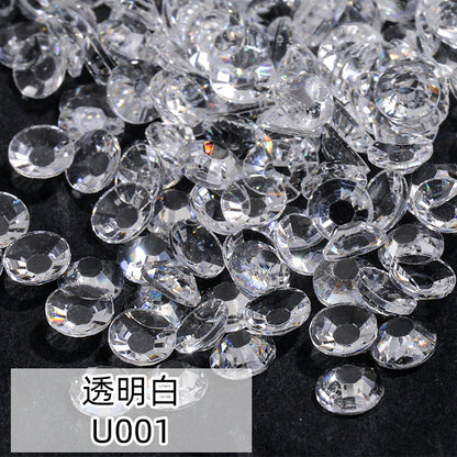 Resin Flat Bottom Rhinestones - Super Flash Nail Art Wedding Dress Mobile Phone Case Accessories