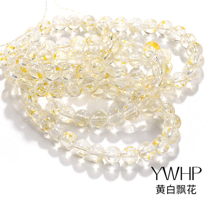 Cross-border DIY new glass pearl bead handmade bead bracelets, necklaces, accessories, and materials available wholesale in stock