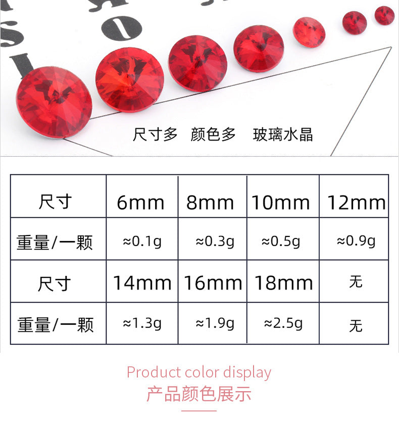 Rivoli Pointed Bottom Diamond Rhinestones - Crystal Phone Case Shoe Jewelry Luggage Clothing Accessories