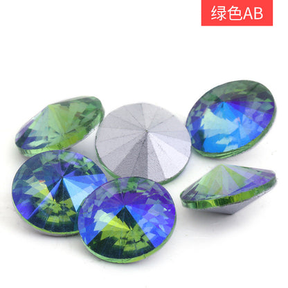 Rivoli Pointed Bottom Diamond Rhinestones - Crystal Phone Case Shoe Jewelry Luggage Clothing Accessories
