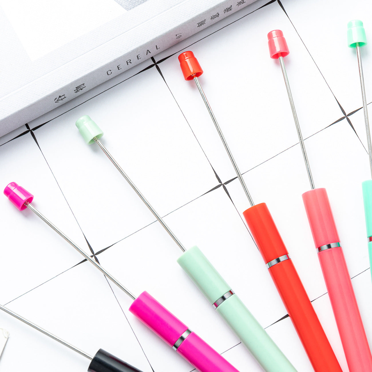 DIY Plastic Ballpoint Pen - Handmade Beaded Printable Personalized Pen Wholesale