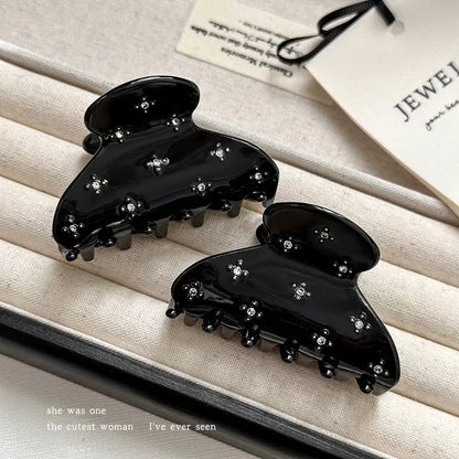 Korean Style Half-Up Small Claw Clip for Women, High-End 2026 New Shark Hair Clip at the Back of the Head, Small Volume Hair Clip, Ponytail Clip
