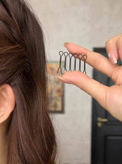 Flat Head Savior Seamless Simple Loose Hair Clip Loose Hair Organizer High Crown Miracle Sweet Girl Invisible Seamless Hair Buckle