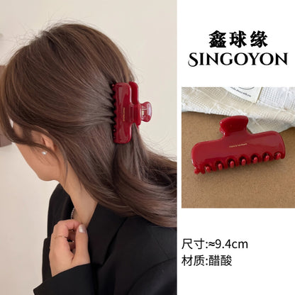 Large Versatile Grab Clip Women's Back of Head Shark Clip Korean Premium Hairpin 2026 Temperament Disc Hair Accessories