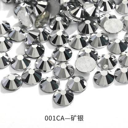 Flat Back Non-Hotfix Rhinestones - Glass Diamond 1440pcs Mobile Phone Case Accessories