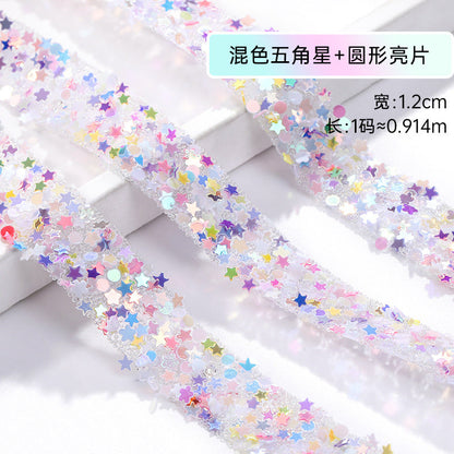 Resin Diamond Rhinestone Strips - Tear-Off Ready-to-Paste Sequins Hot Diamond Shoes Clothing Accessories and DIY crafty