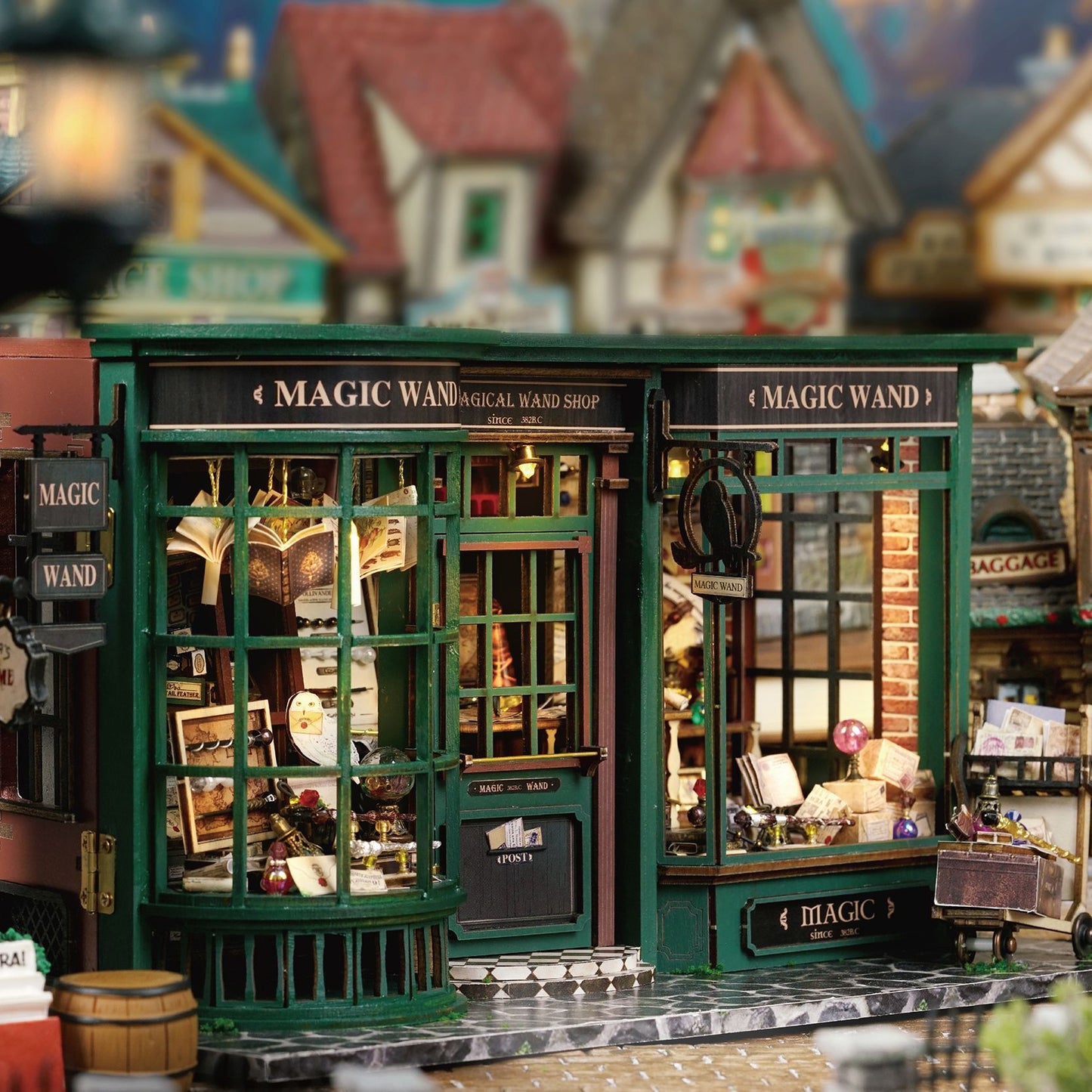 Wisdom House DIY Cottage Magic Full House European Retro Handmade Assembly Model Creative Heartfelt Gifts for Men and Women