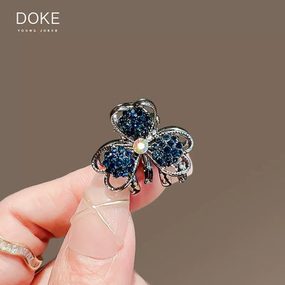Mini small bow rhinestone hair clip, new exquisite bangs side clip, top small grab clip, crushed hair clip
